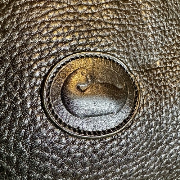 Dooney & Bourke Black Laptop Briefcase Bag with Structured Design - Picture 3 of 7